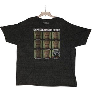 Marvel Expressions of Groot Tee Guarding of the galaxy Vol.2 Sz XXL